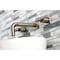 Kingston Brass KS6128ML Two-Handle Wall Mount Bathroom Faucet, Brushed Nickel KS6128ML - alternate 5
